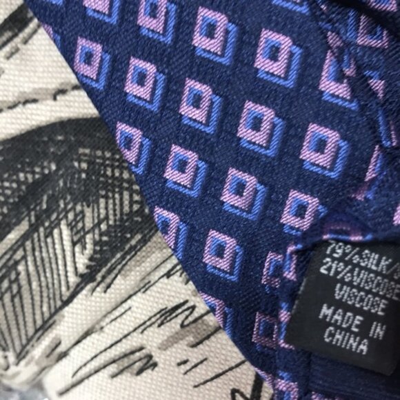 Michael Michael Kors Grid Neat Silk Tie - Picture 6 of 6